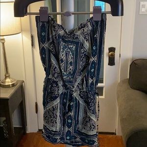 Women’s strapless romper